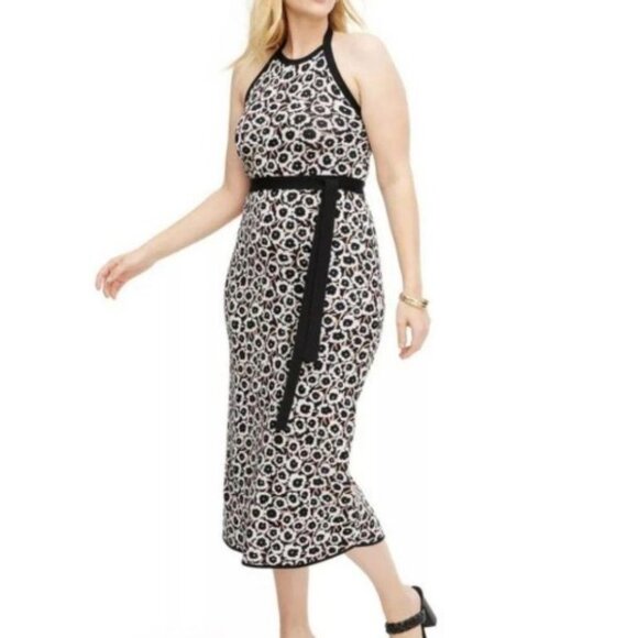 Diane Von Furstenberg halter knit sweater dress - Size Medium - Picture 3 of 6